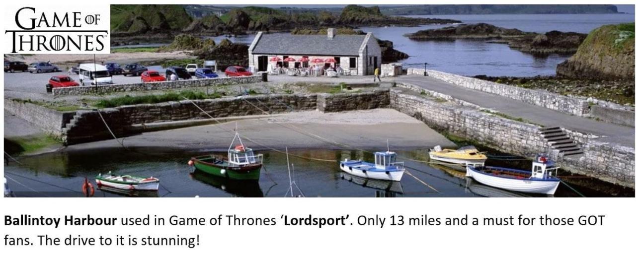 Apt3, No 2 Antrim Gardens, Portrush With Seaview 외부 사진